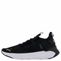 Puma Softride Symmetry Fuzion Wn S Black- Gold Svart Best