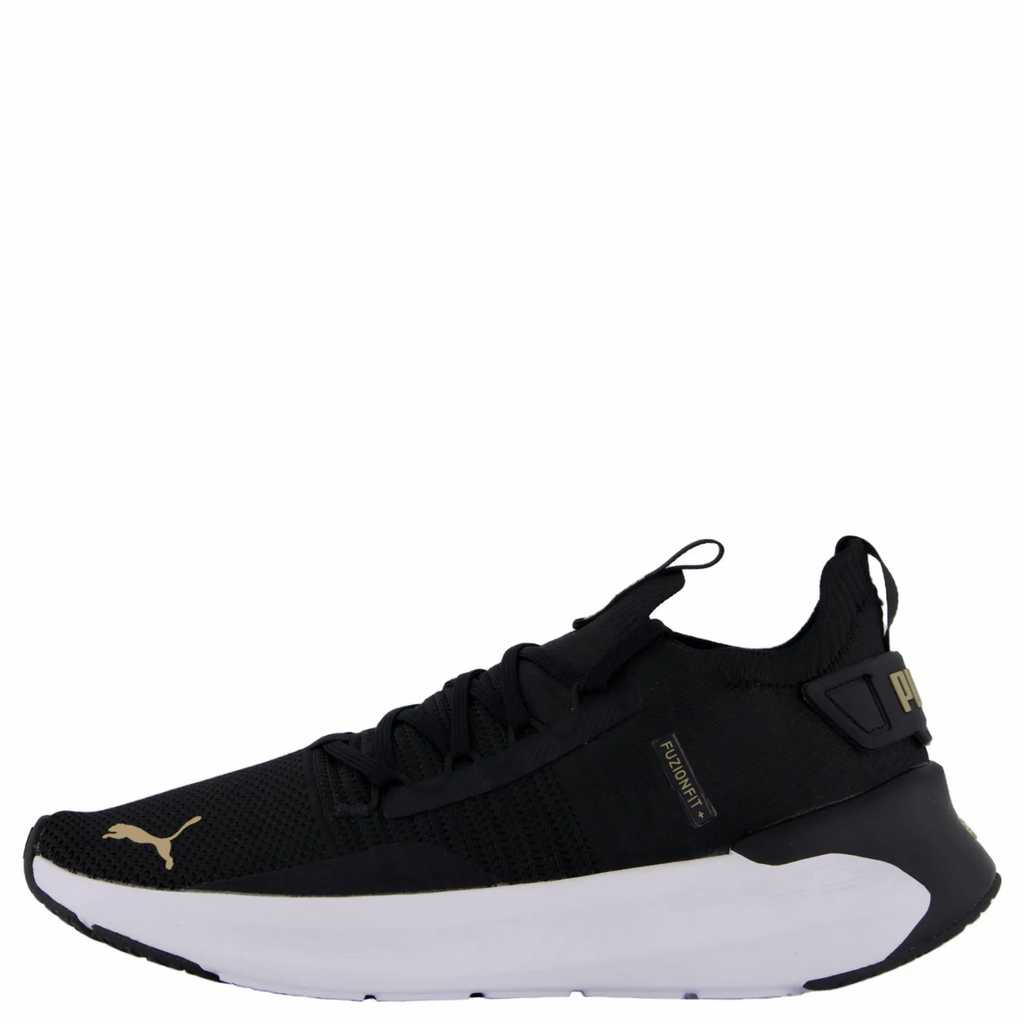 Puma Softride Symmetry Fuzion Wn S Black- Gold Svart Best