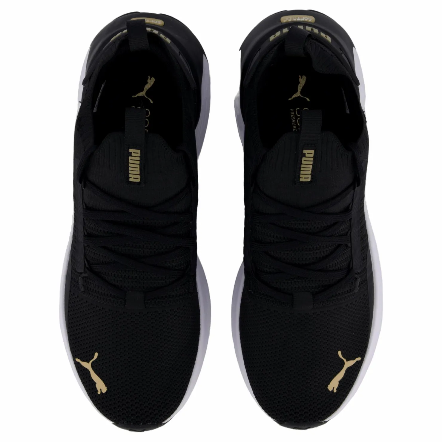Puma Softride Symmetry Fuzion Wn S Black- Gold Svart Best