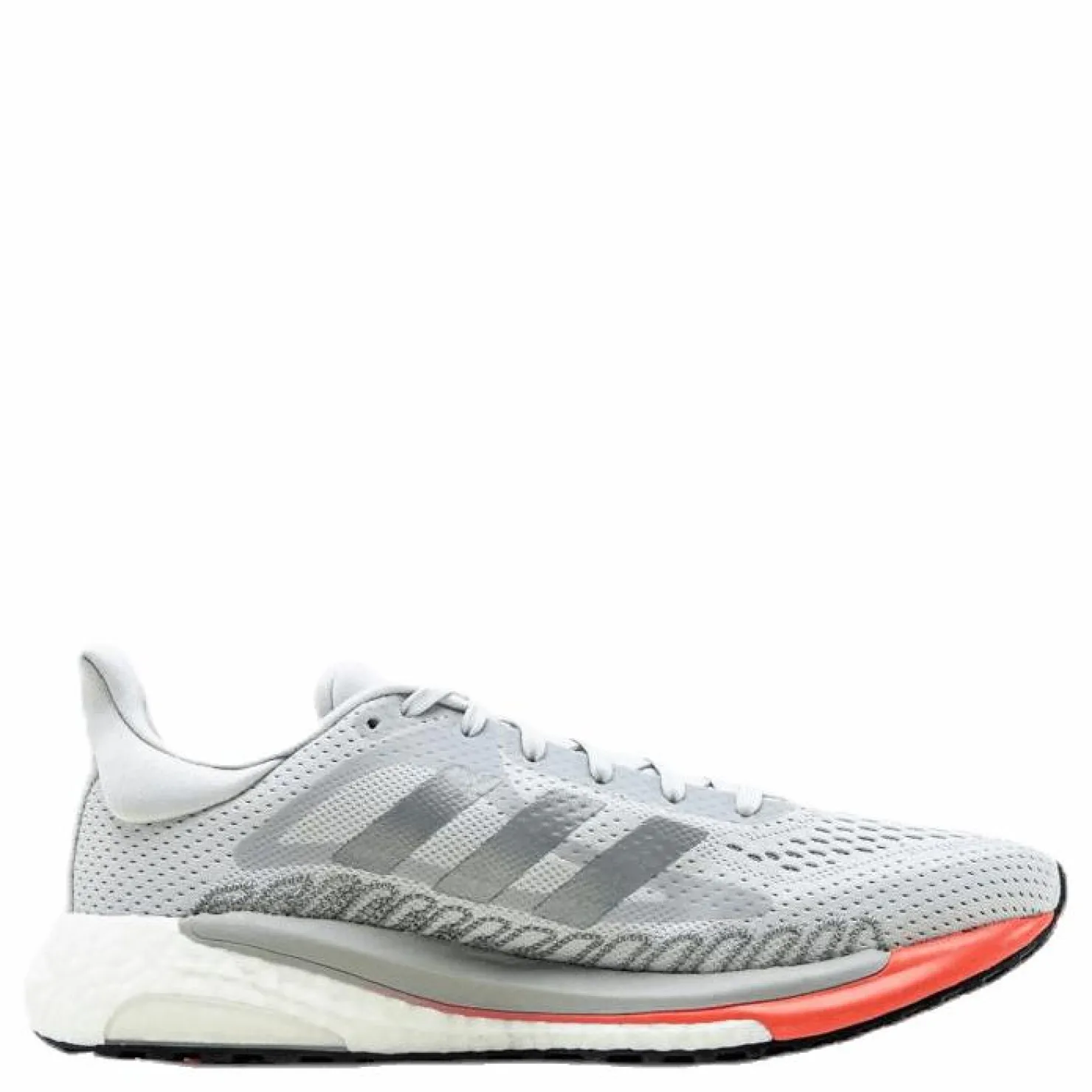 adidas SolarGlide 3 Shoes Dash Grey / Silver Metallic / Signal Pink / Coral Grå Outlet