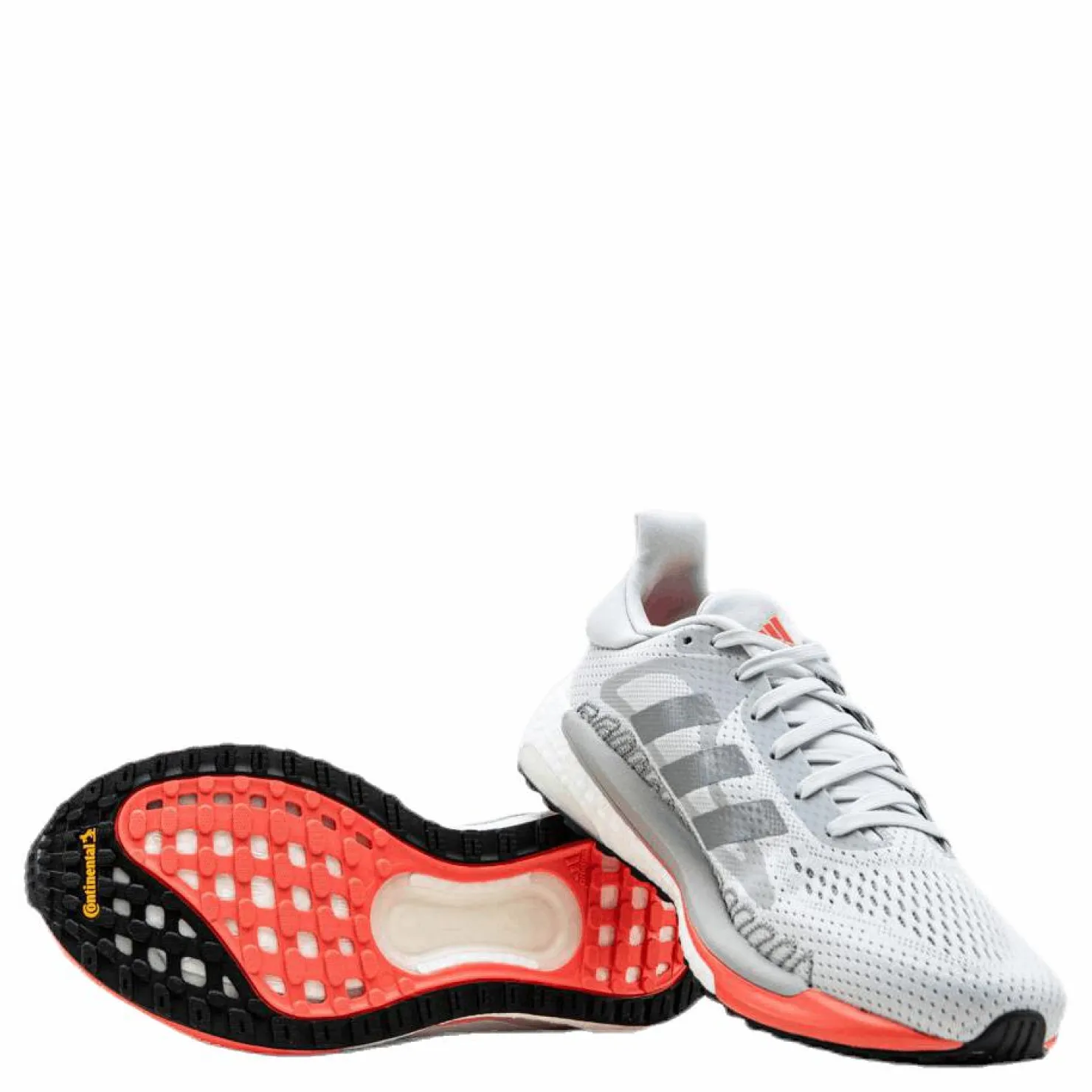 adidas SolarGlide 3 Shoes Dash Grey / Silver Metallic / Signal Pink / Coral Grå Outlet