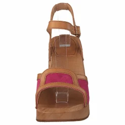 Swedish Hasbeens Sophisticated Sandal Bouganville/suede Brun Outlet