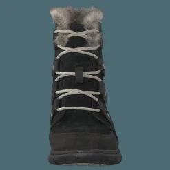 Sorel Explorer Joan 010, Black, Dark Stone Svart Discount