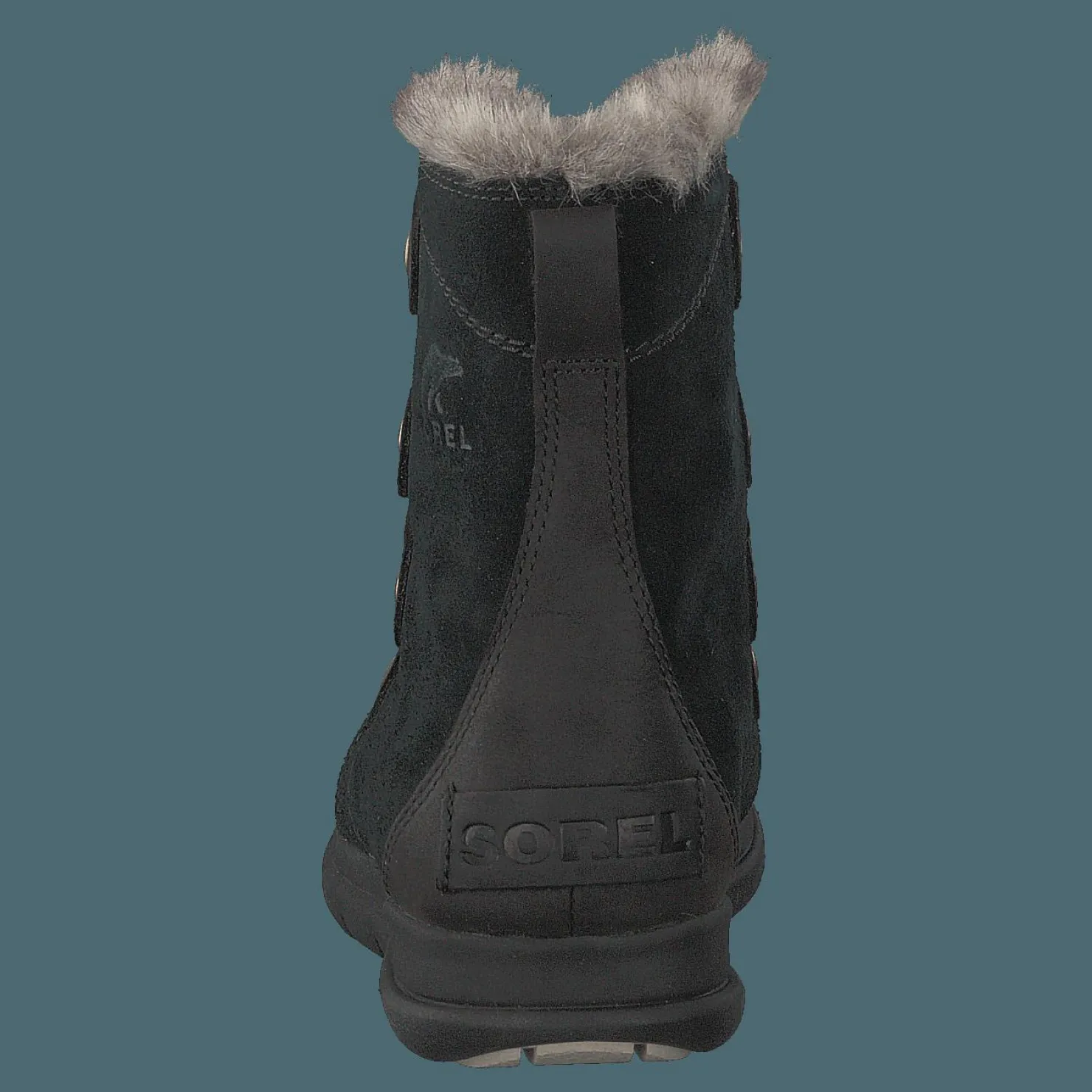 Sorel Explorer Joan 010, Black, Dark Stone Svart Discount