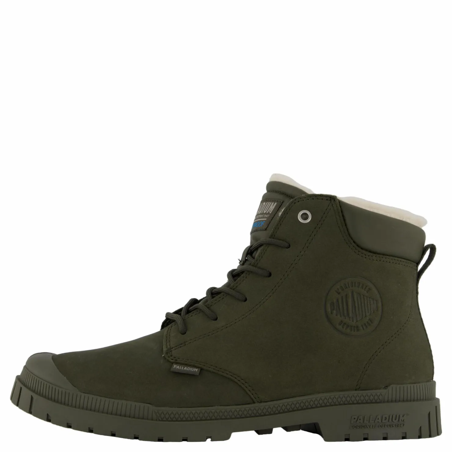 Palladium Sp20 Cuff Lth Wp Wl Olive Night Svart Best