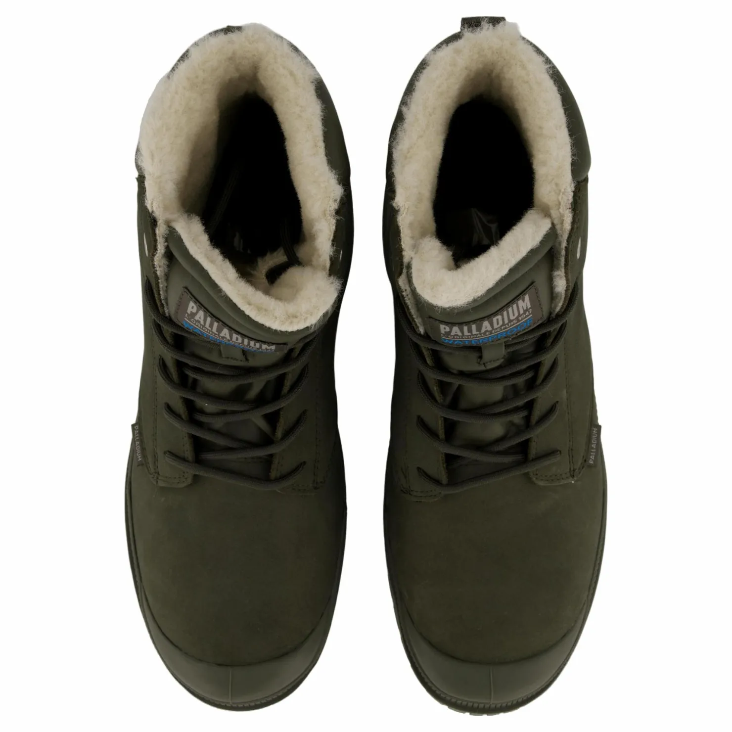 Palladium Sp20 Cuff Lth Wp Wl Olive Night Svart Best