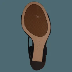 Clarks Spiced Poppy Black Leather Svart Clearance