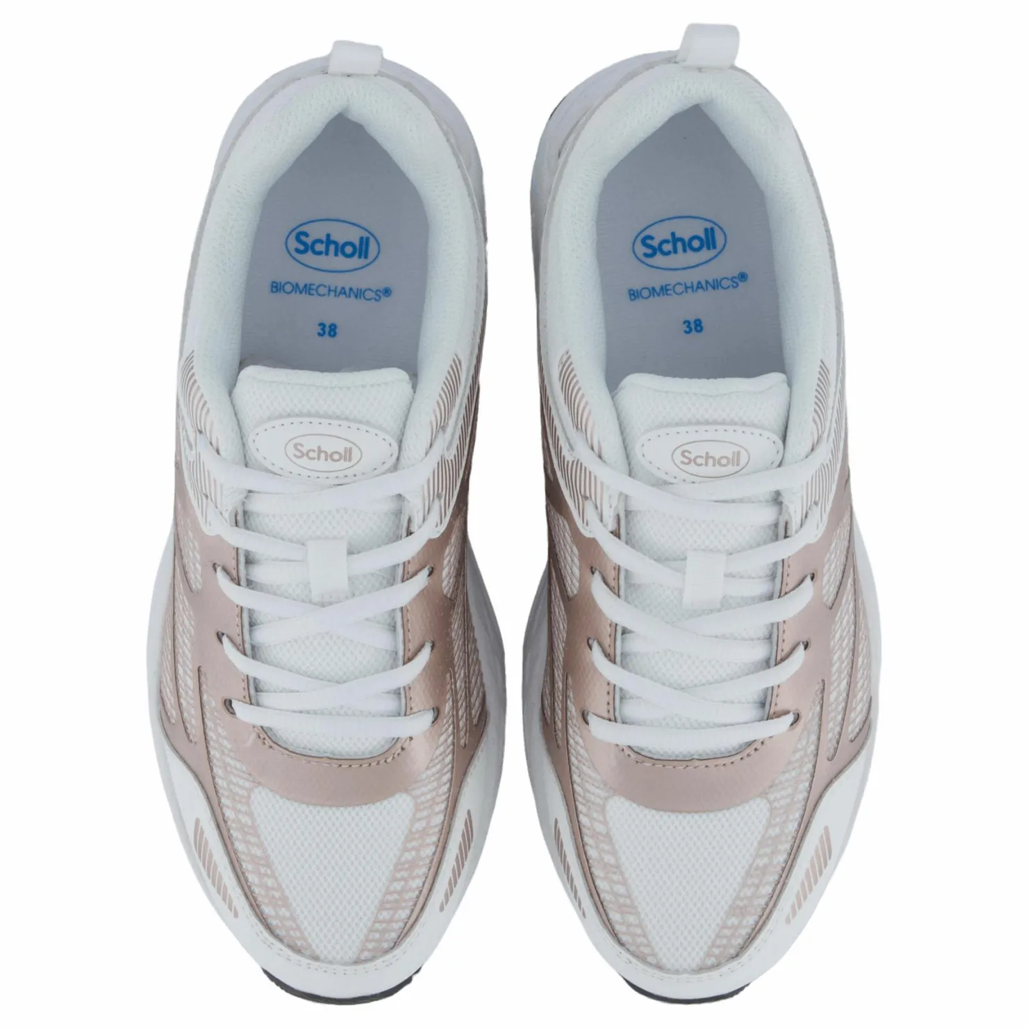 Scholl Sprinter Net White/gold Vit och Guld New