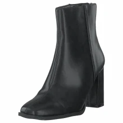 NA-KD Squared Front Ankle Boots Black Svart Clearance
