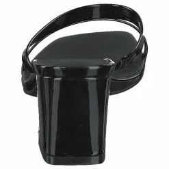 NA-KD Squared Two Strap Sandals Black Svart Outlet