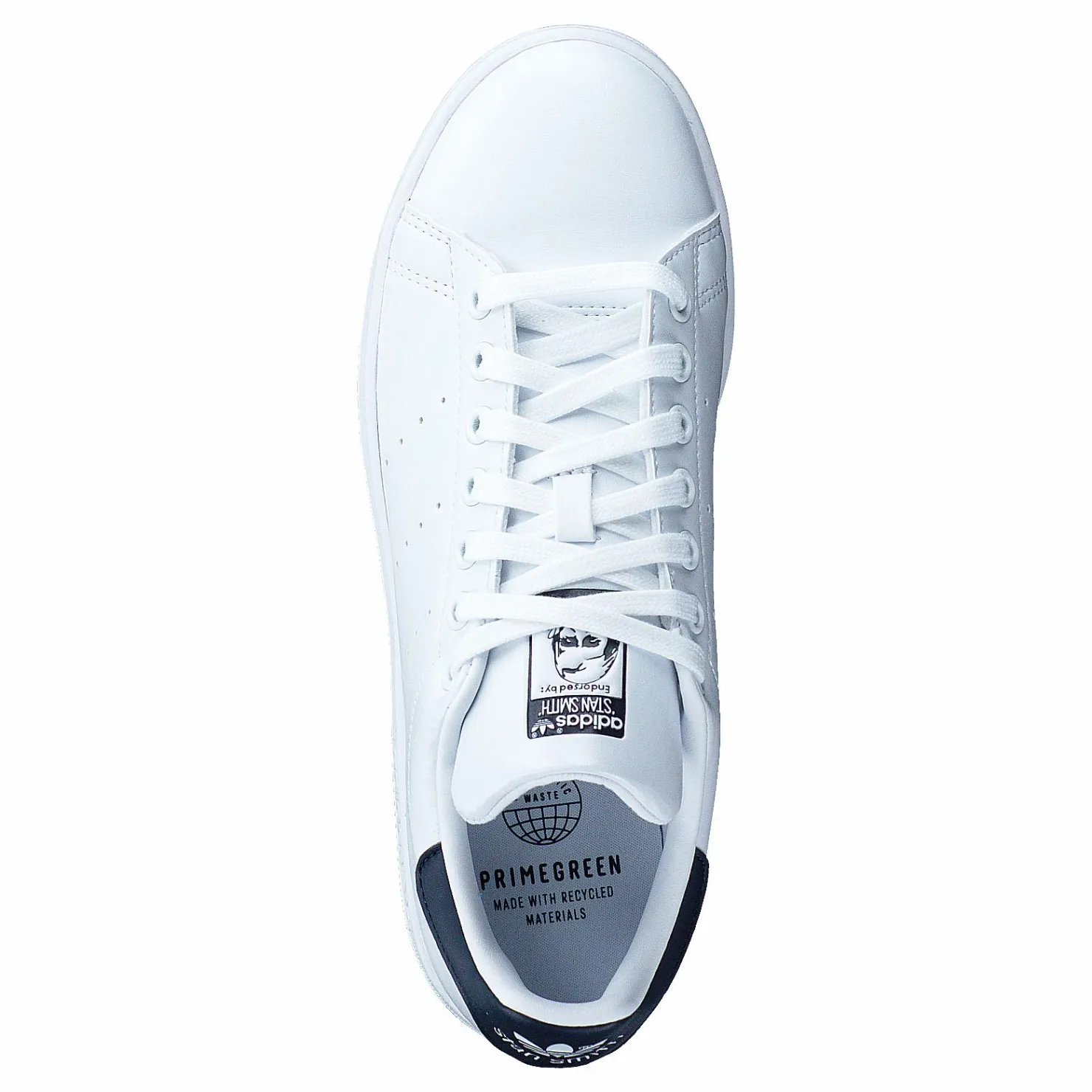 adidas Originals Stan Smith Cloud White / Cloud White / Collegiate Navy Vit