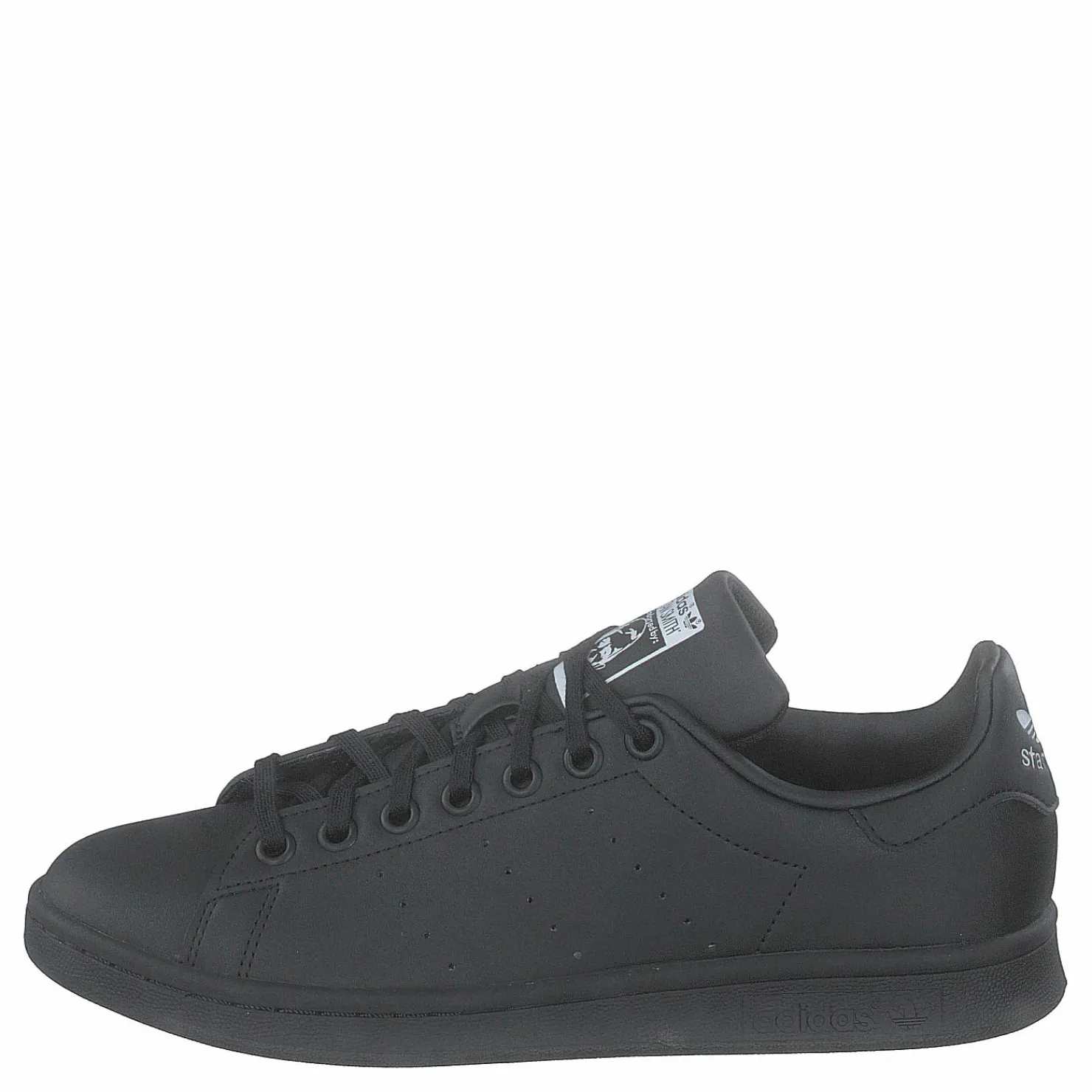 adidas Originals Stan Smith J Core Black / Core Black / Cloud White Svart Outlet