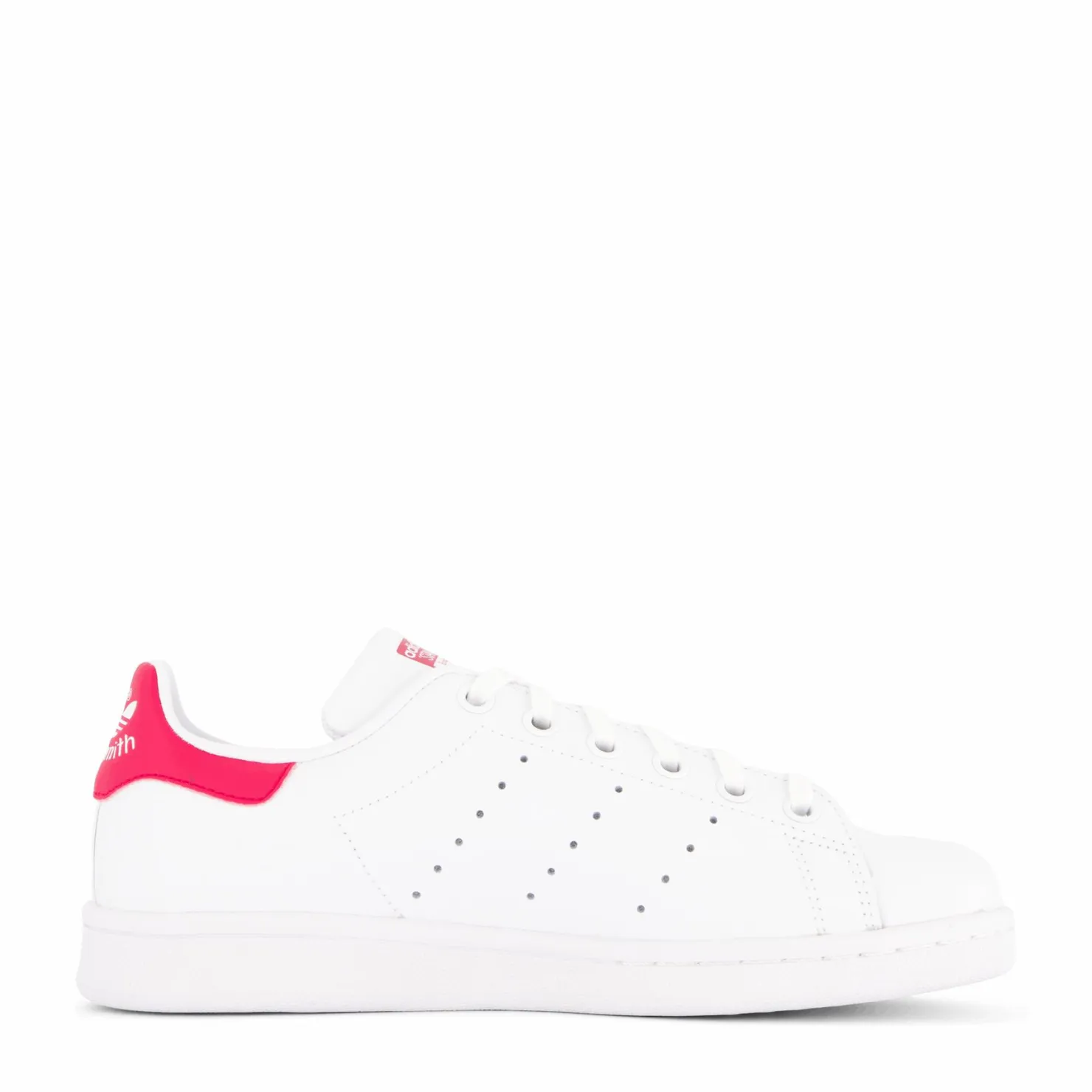 adidas Originals Stan Smith J Ftwr White/Bold Pink Vit Outlet