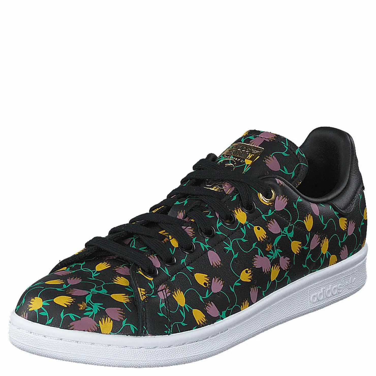 adidas Originals Stan Smith W Core Black/ftwr White/gold Met Guld och Svart Sale