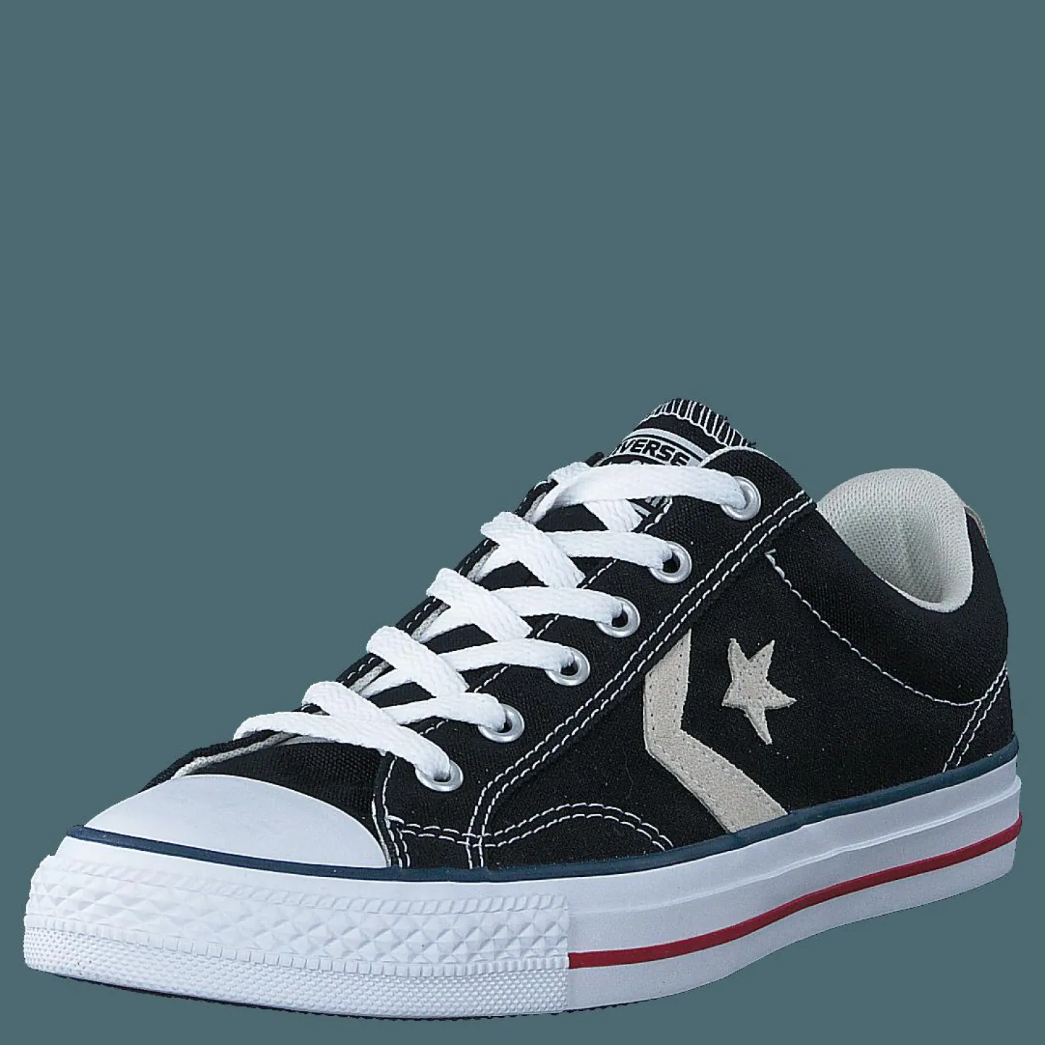 Converse Star Player Ox Black/ Milk Grå Online