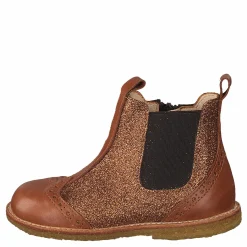 Angulus Starter Chelsea Boot With Elas Cognac/rust Gl./brown Brun Clearance
