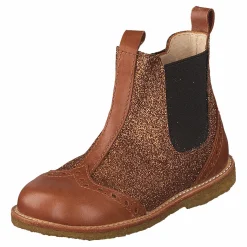 Angulus Starter Chelsea Boot With Elas Cognac/rust Gl./brown Brun Clearance