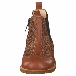 Angulus Starter Chelsea Boot With Elas Cognac/rust Gl./brown Brun Clearance