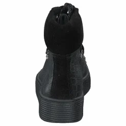 Shoe The Bear Stb-agda Croco Black Svart Clearance