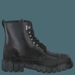 Shoe The Bear Stb-rebel Long Lace L Black Svart Hot