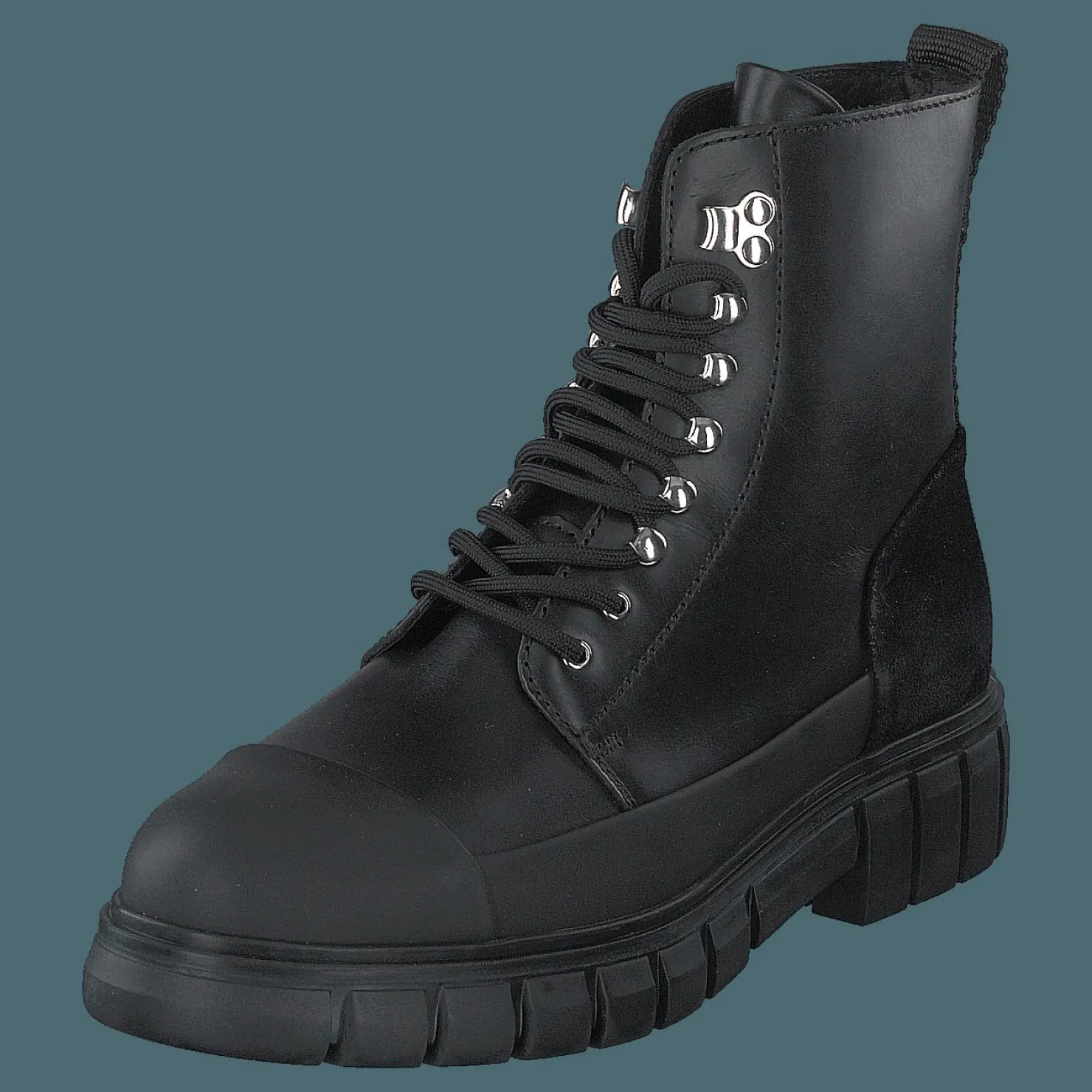 Shoe The Bear Stb-rebel Long Lace L Black Svart Hot