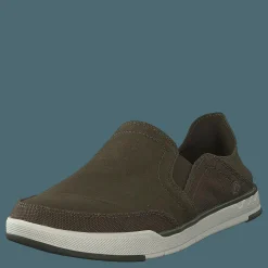 Clarks Step Isle Row Khaki Green Canvas Brun och Grön Online