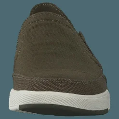 Clarks Step Isle Row Khaki Green Canvas Brun och Grön Online