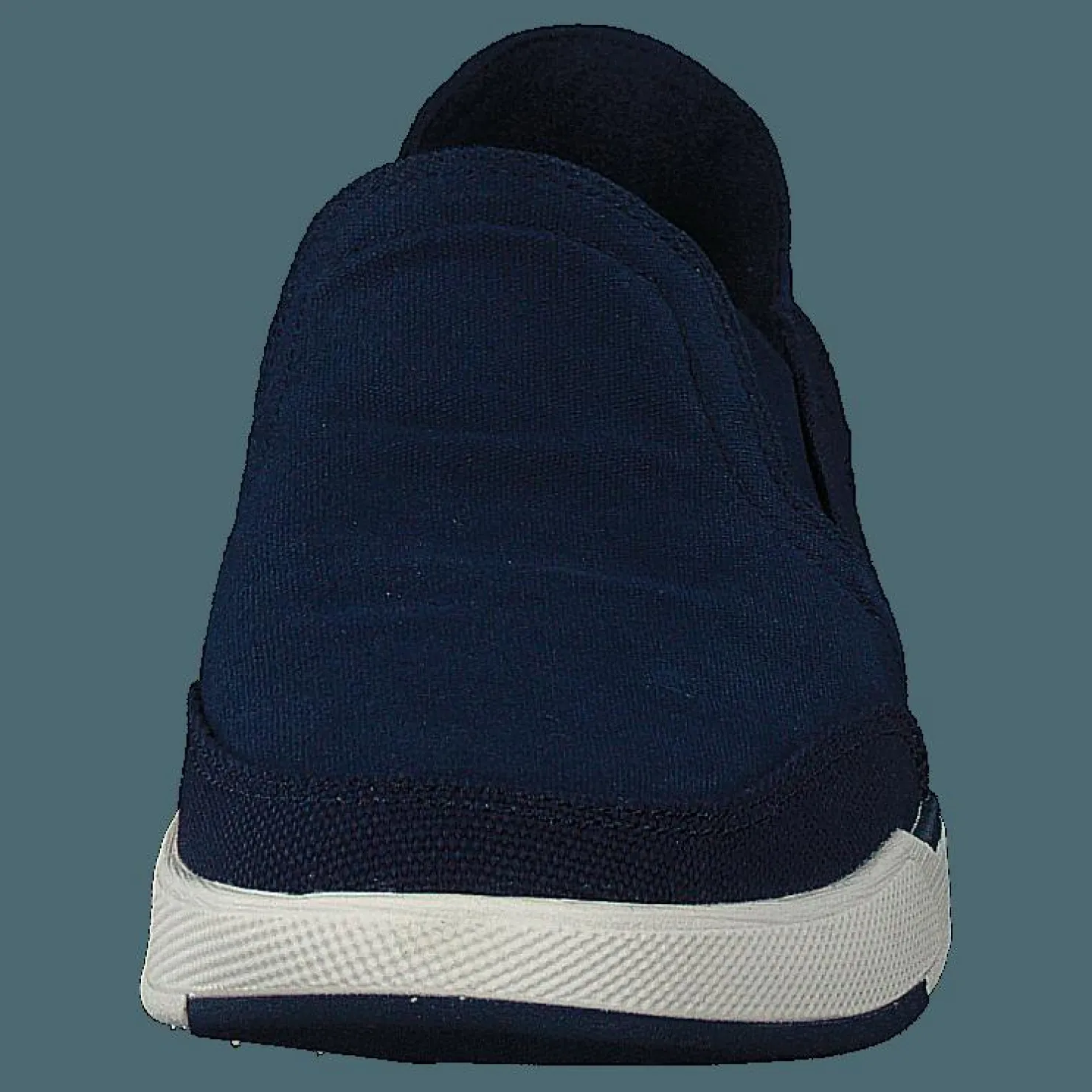 Clarks Step Isle Row Navy Canvas Blå Discount