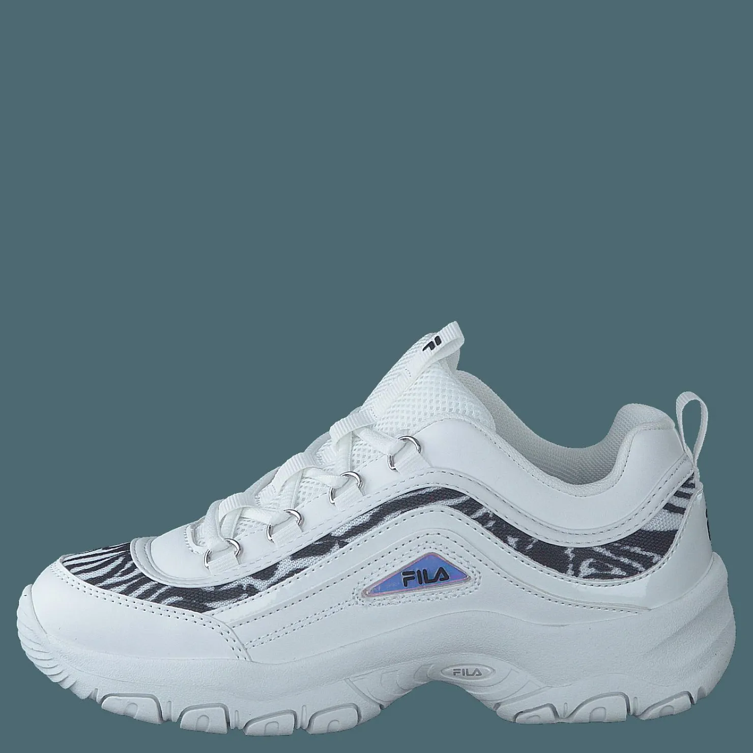 Fila Strada A Low Kids 13036 - White-black Vit och Svart Discount