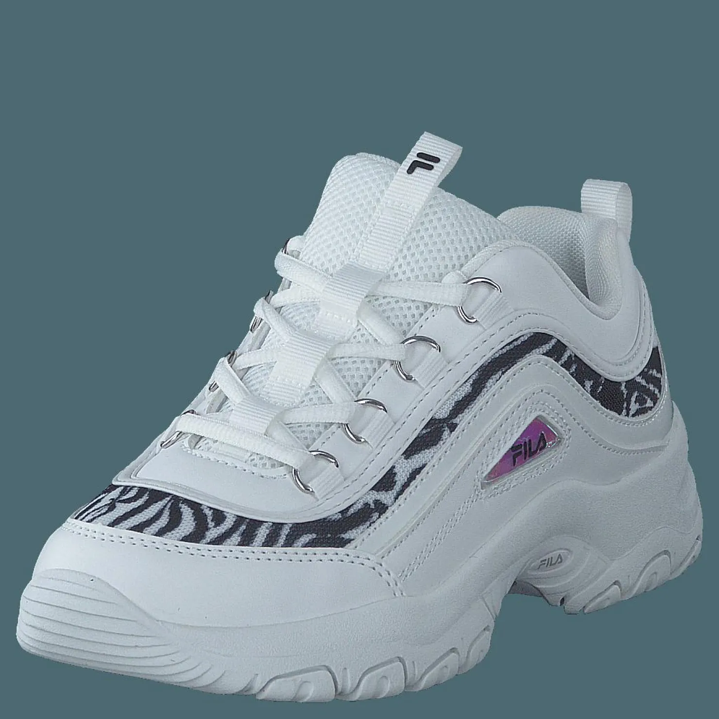 Fila Strada A Low Kids 13036 - White-black Vit och Svart Discount