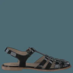 Angulus Strap Sandal With Buckle Black Svart och Guld Clearance