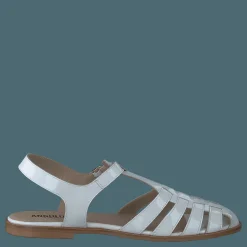 Angulus Strap Sandal With Buckle White Vit och Guld Online
