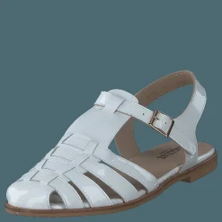 Angulus Strap Sandal With Buckle White Vit och Guld Online
