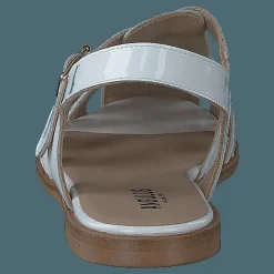 Angulus Strap Sandal With Buckle White Vit och Guld Online