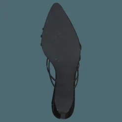 NA-KD Strappy Pointy Sandals Black Svart Clearance