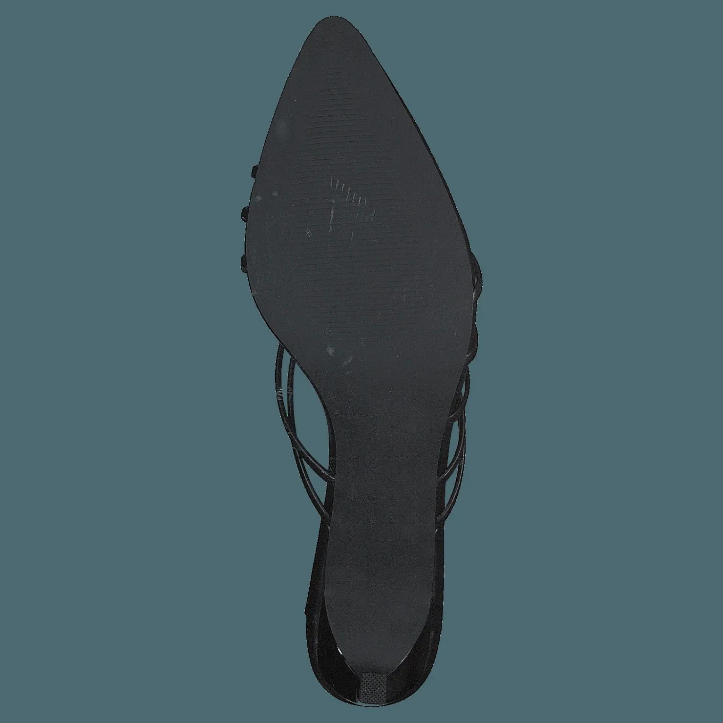 NA-KD Strappy Pointy Sandals Black Svart Clearance