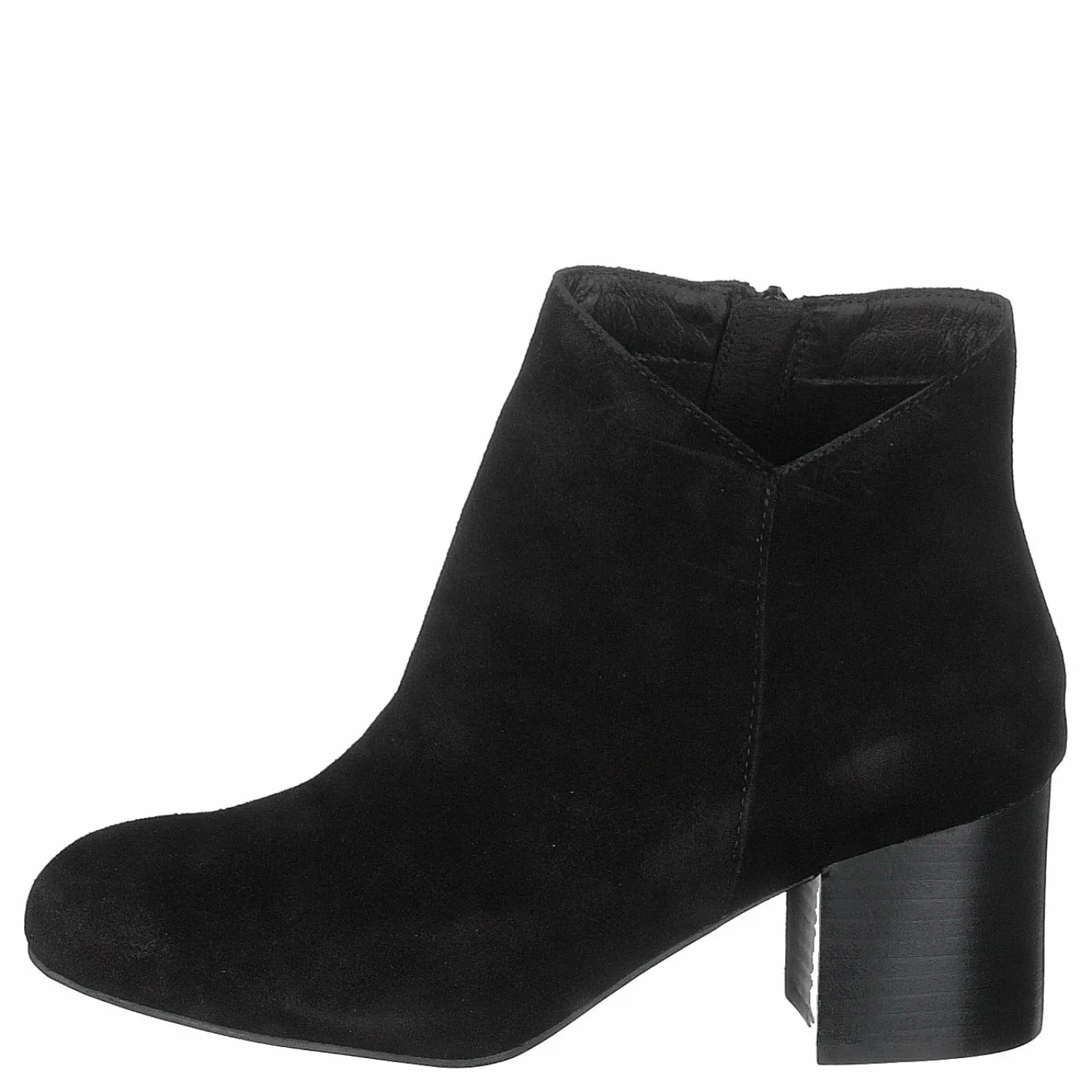 Bianco Suede V-cut Boot Jas18 Black Svart Online