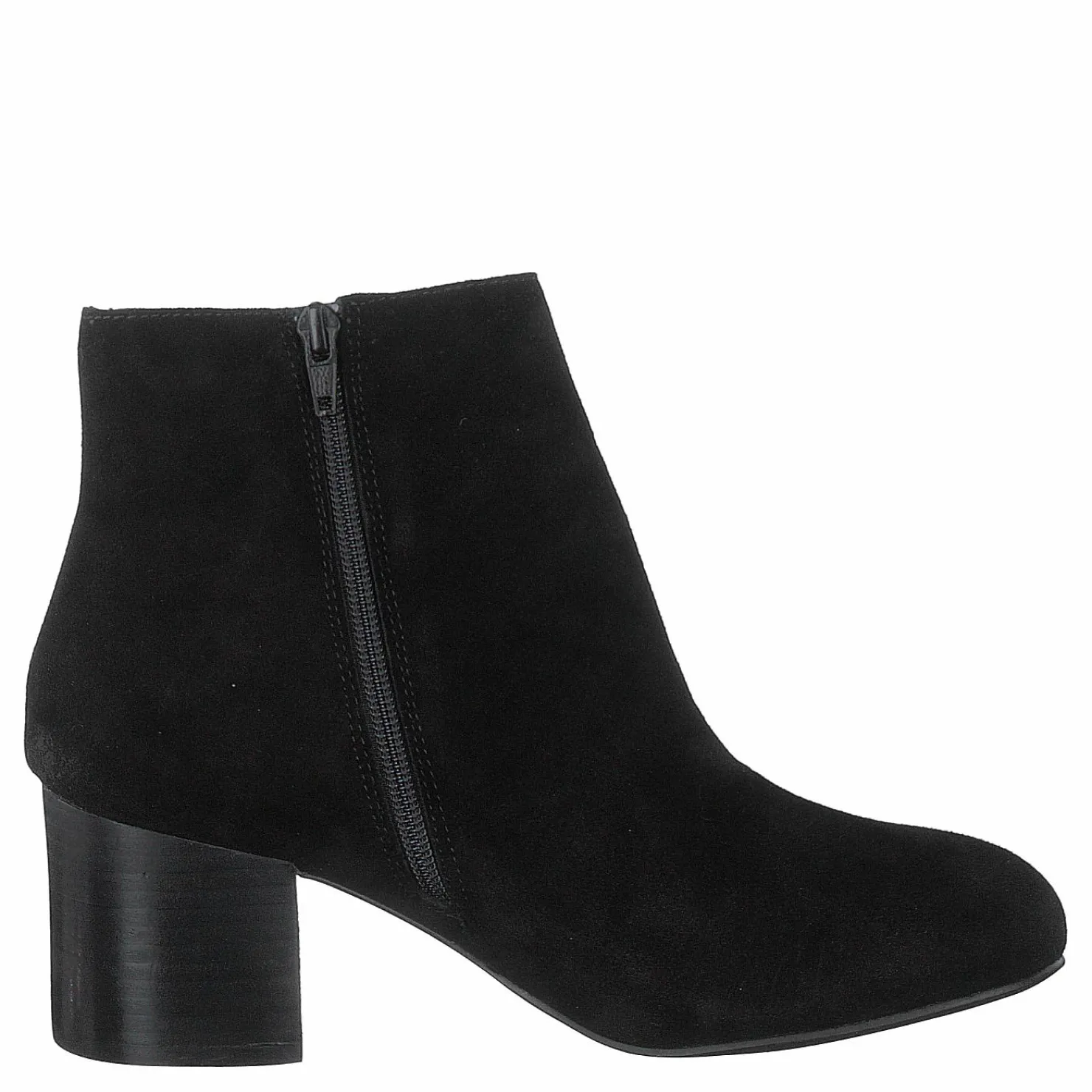 Bianco Suede V-cut Boot Jas18 Black Svart Online