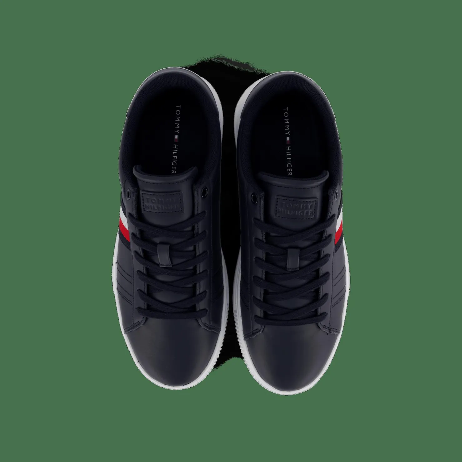 Tommy Hilfiger Supercup Leather Svart Best