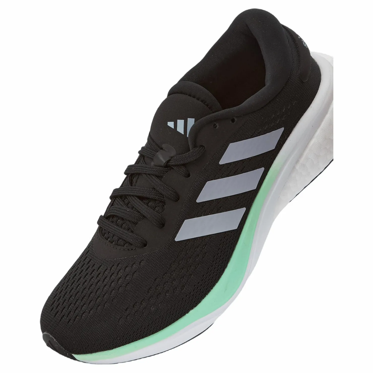 adidas Supernova 2.0 Shoes Core Black / Halo Silver / Pulse Mint Svart Discount