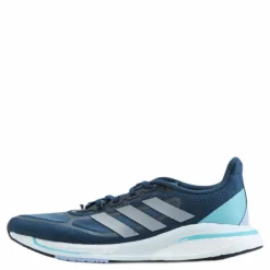 adidas Supernova+ Shoes Crew Navy / Silver Metallic / Pulse Aqua Blå Outlet