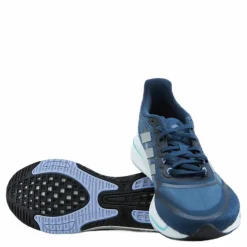 adidas Supernova+ Shoes Crew Navy / Silver Metallic / Pulse Aqua Blå Outlet