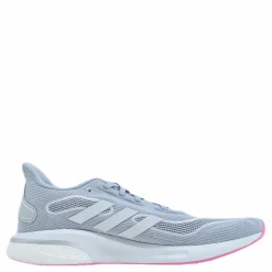 adidas Supernova Shoes Halo Silver / Cloud White / Screaming Pink Grå Outlet