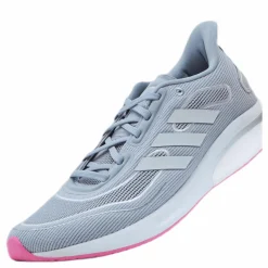 adidas Supernova Shoes Halo Silver / Cloud White / Screaming Pink Grå Outlet