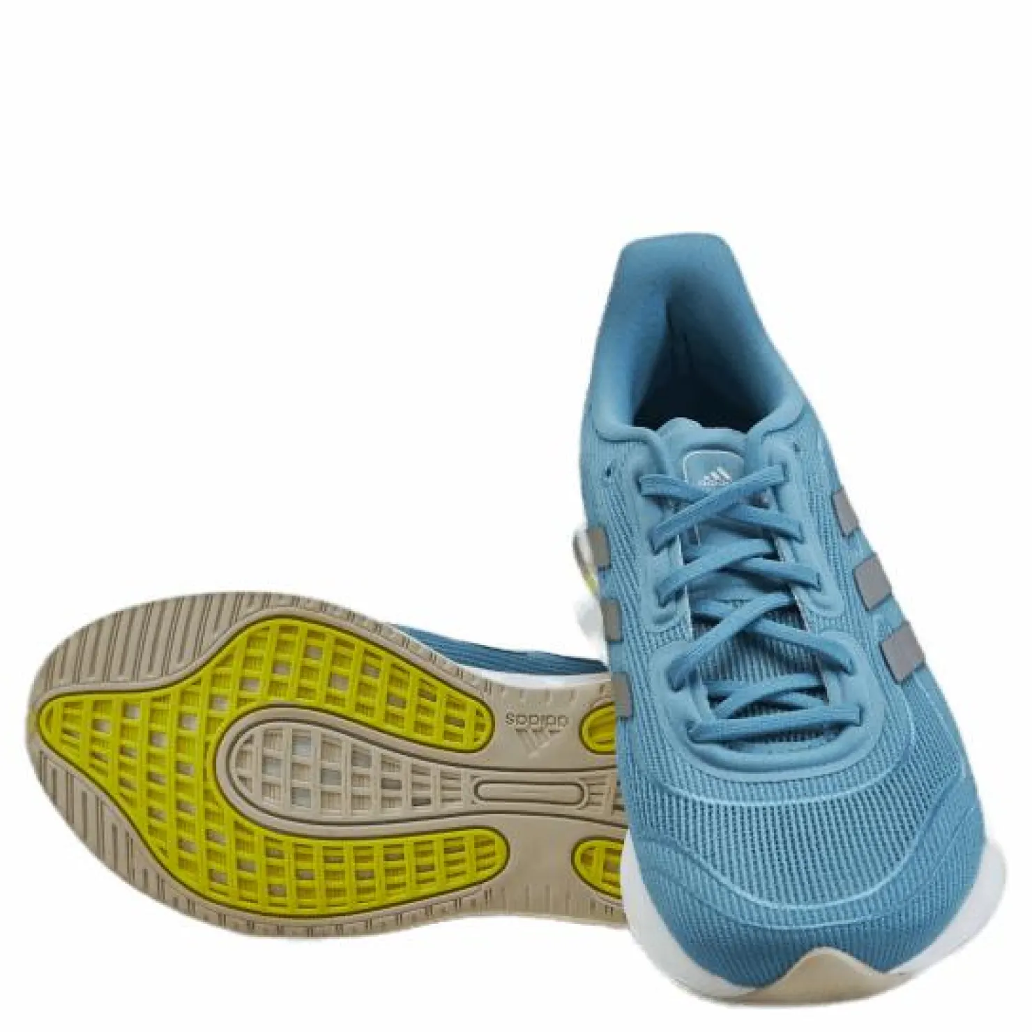 adidas Supernova Shoes Hazy Blue / Halo Blue / Acid Yellow Blå Outlet