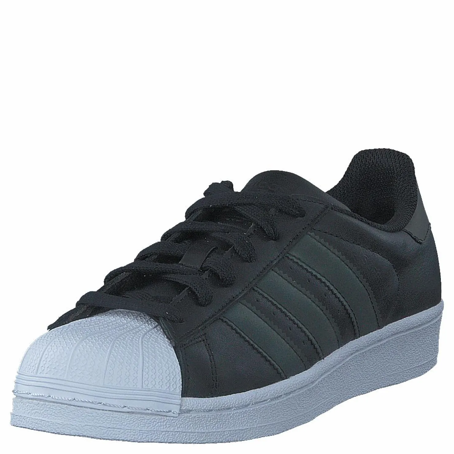 adidas Originals Superstar J Core Black/Ftwr White Grå Online