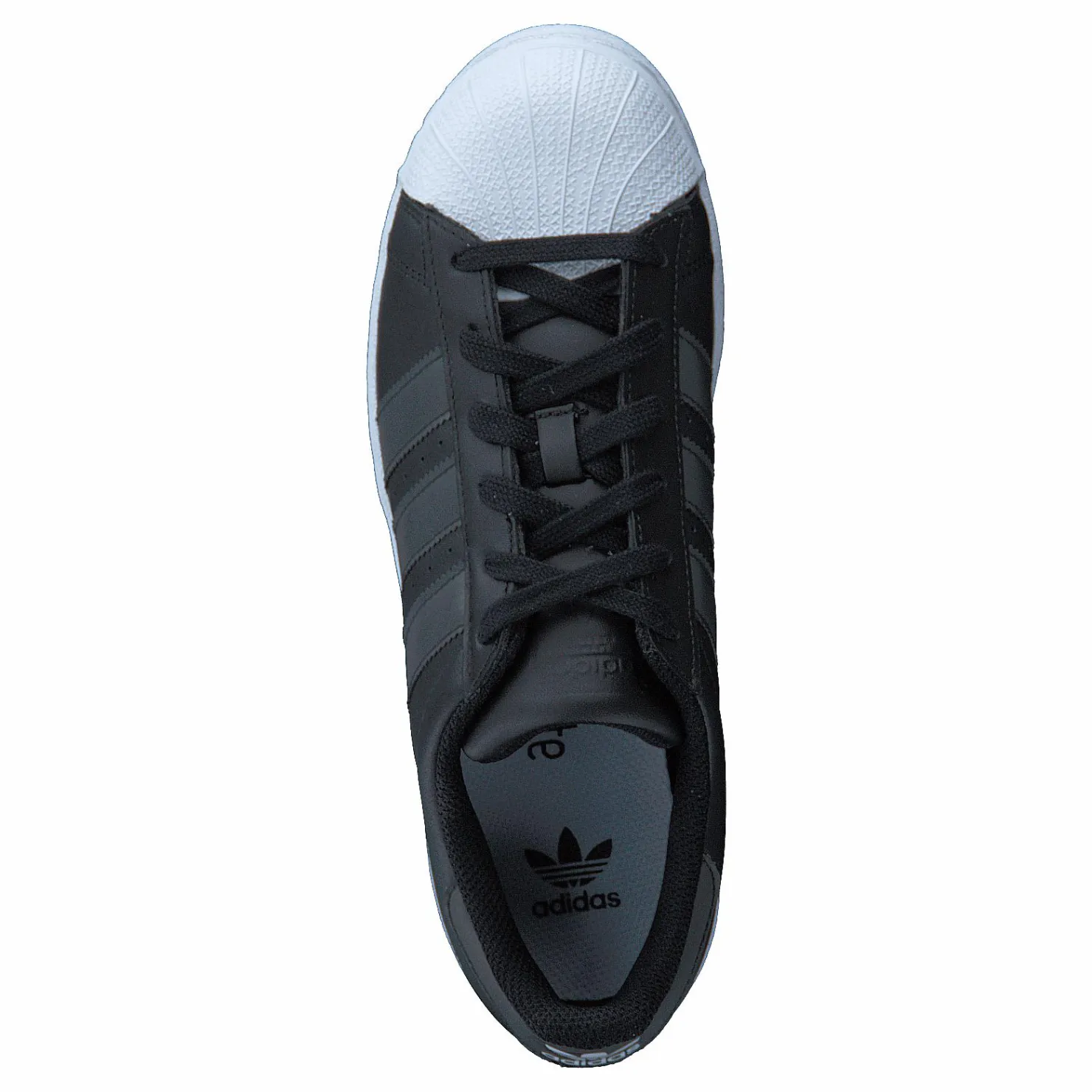adidas Originals Superstar J Core Black/Ftwr White Grå Online