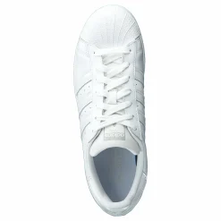 adidas Originals Superstar W Ftwwht/ftwwht/greone Vit Sale