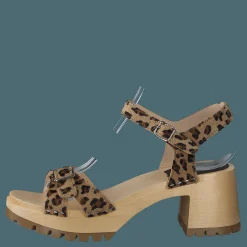 Swedish Hasbeens Swedish Sandal Leopard Brun och Beige Hot