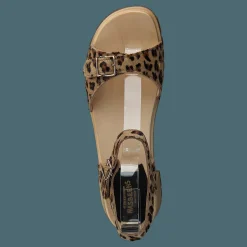Swedish Hasbeens Swedish Sandal Leopard Brun och Beige Hot